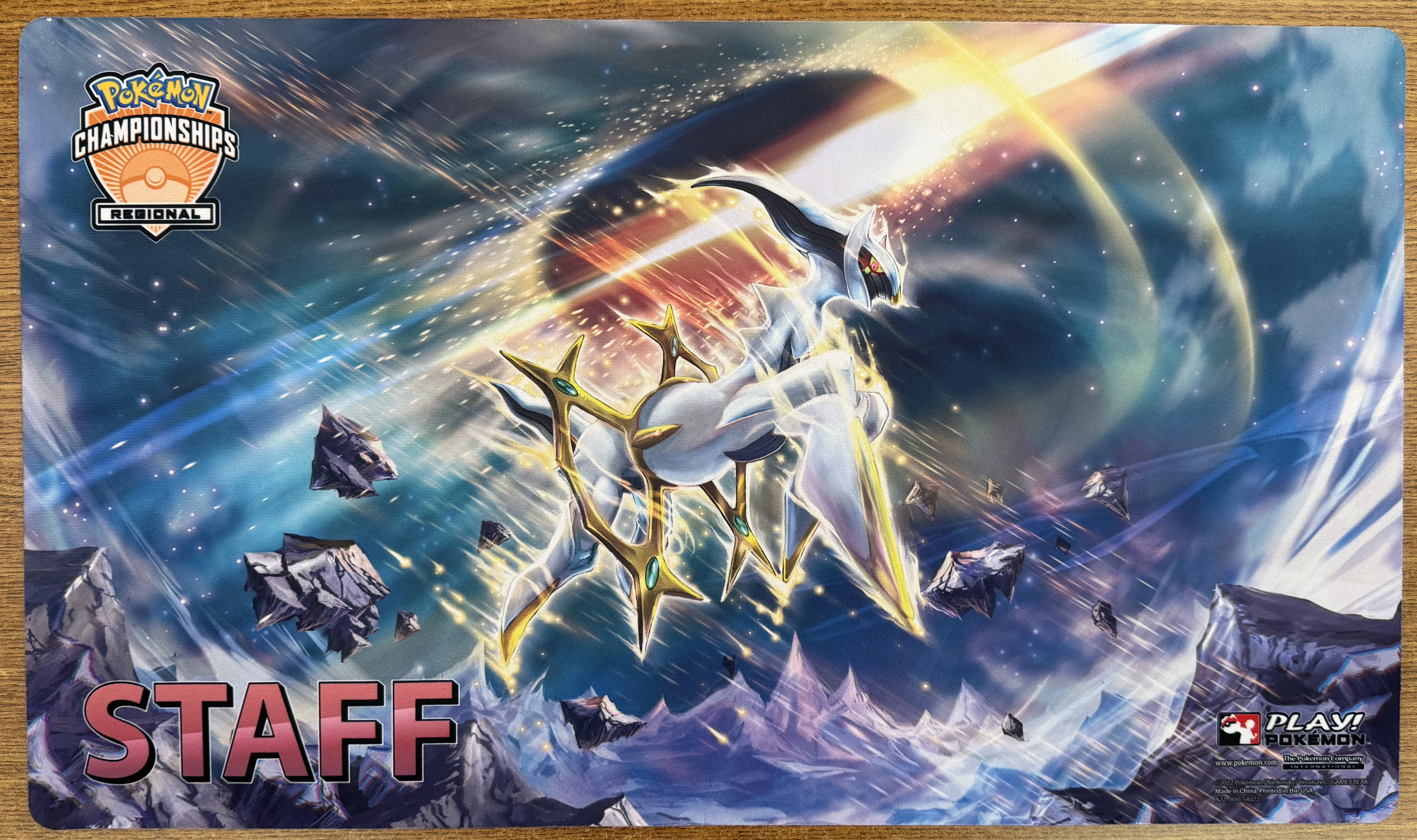 Arceus Playmat Staff